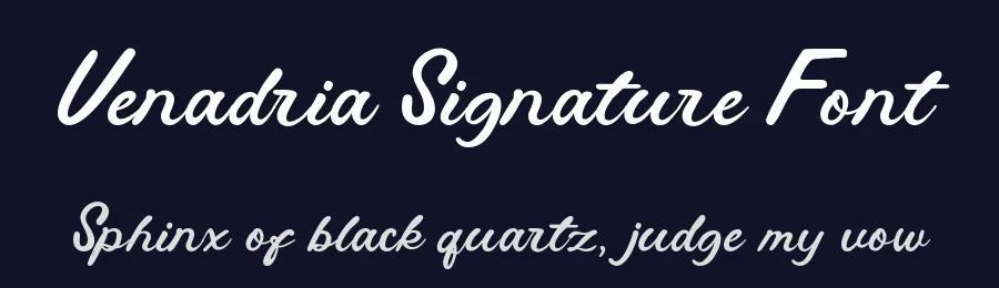 Venadria Signature Font by Lettertype Studio — Script Handwritten Font — thumbnail 2