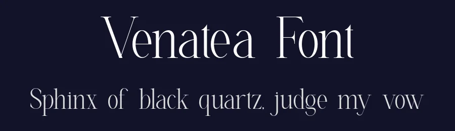 Venatea Font by SlideShoot — Serif Font — thumbnail 2