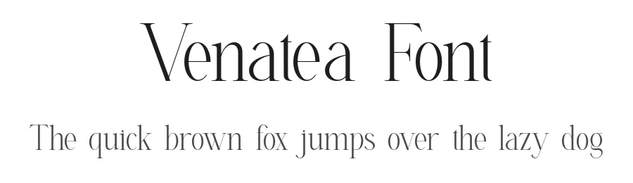 Venatea Font by SlideShoot — Serif Font