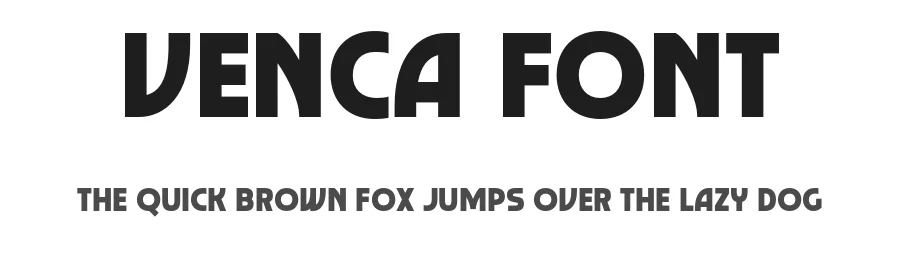 Venca Font by Drizy — Display Font