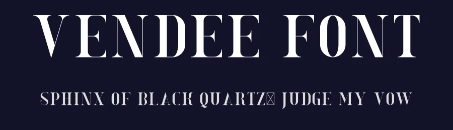 VENDEE Font by vp_creative_shop — Serif Font — thumbnail 2