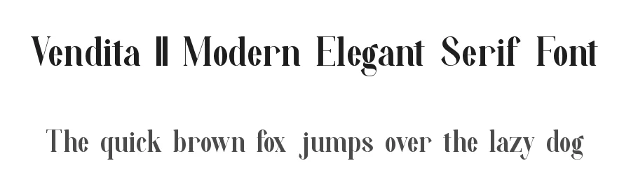 Vendita || Modern Elegant Serif Font by ErmediaStudio — Display Font