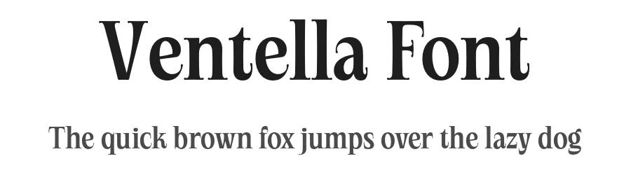 Ventella Font by kereatype โ Serif Font
