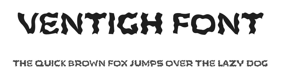 Ventigh Font by ffeeaarr — Display Font