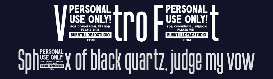 Ventro Font by burntilldead — Display Font — thumbnail 2