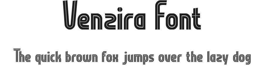 Venzira Font by Flawless And Co — Display Font