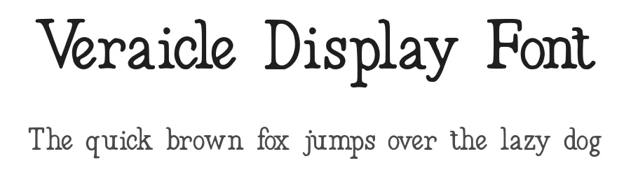 Veraicle Display Font by pandekastudio — Decorative Font