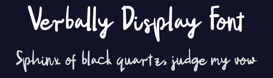 Verbally Display Font by twinletter — Sans Serif Font — thumbnail 2