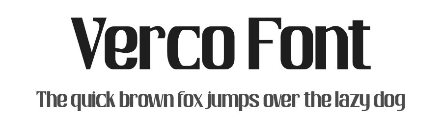 Verco Font by burntilldead — Sans Serif Font