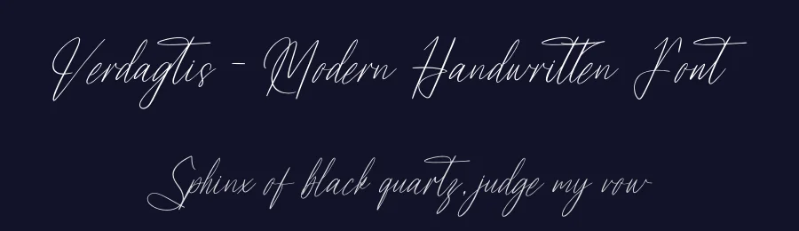 Verdagtis – Modern Handwritten Font by letterenastudios — Script Handwritten Font — thumbnail 2