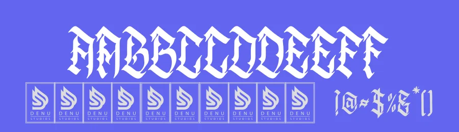 Vergaoh Font by Denustudios — Blackletter Font — thumbnail 3