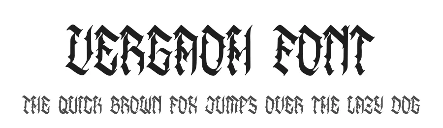 Vergaoh Font by Denustudios — Blackletter Font