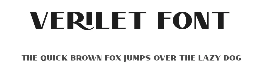 Verilet Font by zarmatype — Serif Font