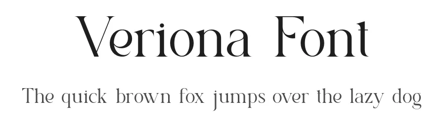 Veriona Font by SlideShoot — Serif Font