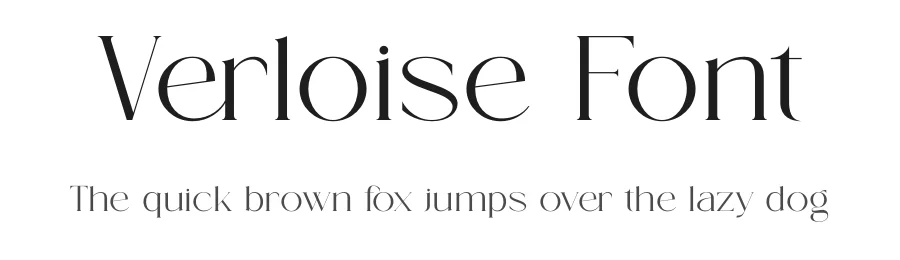 Verloise Font by SURATMI — Serif Font