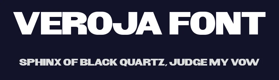 Veroja Font by Pekotype — Sans Serif Font — thumbnail 2