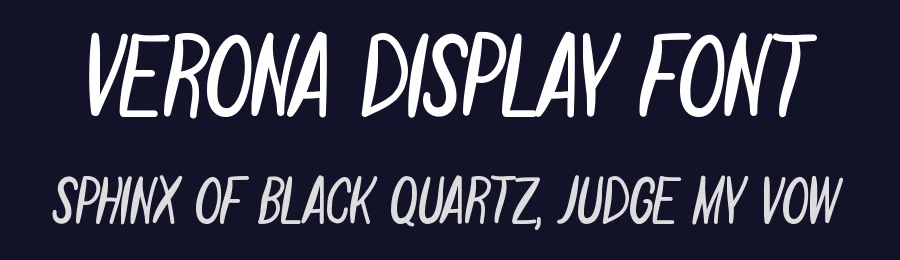 Verona Display Font by vladocar — Script Handwritten Font — thumbnail 2