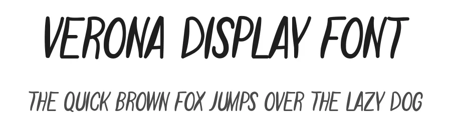 Verona Display Font by vladocar — Script Handwritten Font
