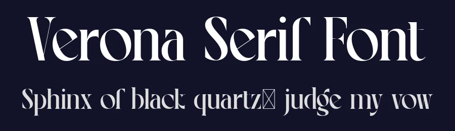 Verona Serif Font by The_Type — Decorative Font — thumbnail 2