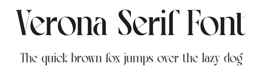 Verona Serif Font by The_Type — Decorative Font