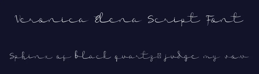 Veronica Elena Script Font by edricstudio — Script Handwritten Font — thumbnail 2