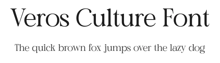 Veros Culture Font by Marvadesign — Serif Font