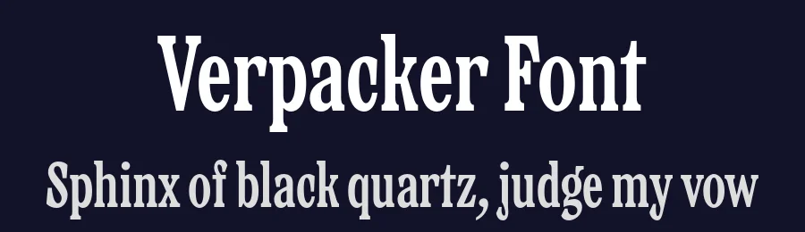 Verpacker Font by Bolditalic Studio — Display Font — thumbnail 2