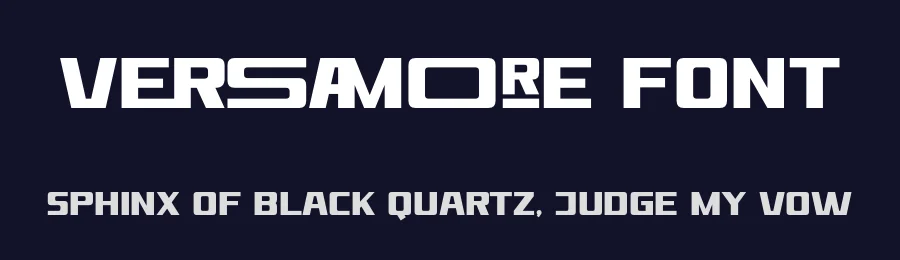 Versamore Font by ahweproject — Display Font — thumbnail 2