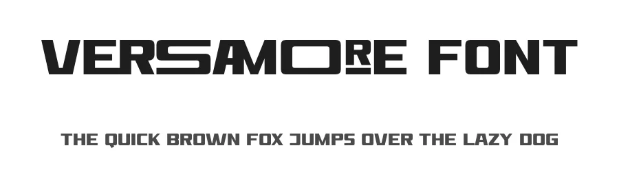 Versamore Font by ahweproject — Display Font