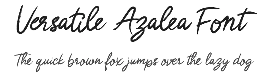 Versatile Azalea Font by letterhanna — Script Handwritten Font
