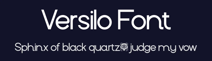 Versilo Font by burntilldead — Sans Serif Font — thumbnail 2
