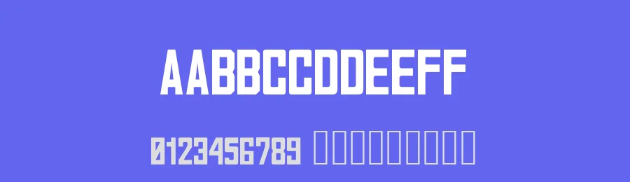 Version 1 Font by Saif — Sans Serif Font — thumbnail 3