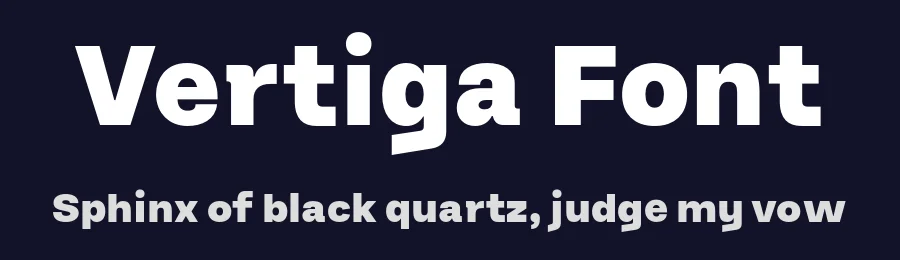 Vertiga Font by Come Type — Sans Serif Font — thumbnail 2