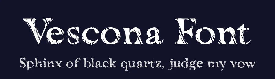 Vescona Font by AndrewPixel — Serif Font — thumbnail 2