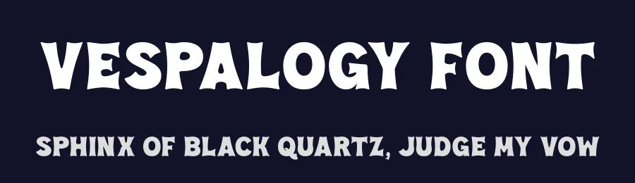 Vespalogy Font by Almarkha Type — Display Font — thumbnail 2