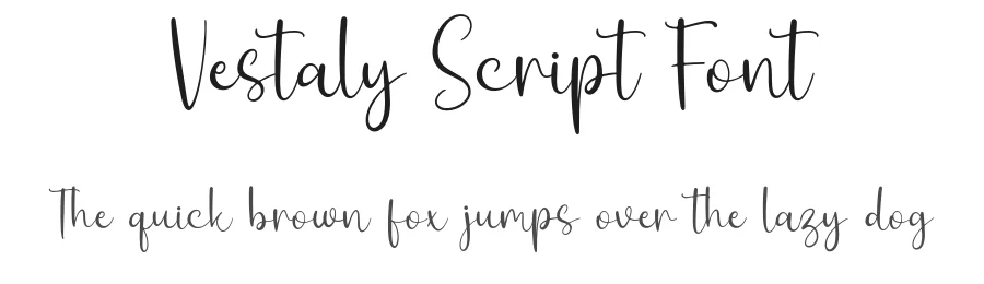 Vestaly Script Font by Forberas Foundry β Script Handwritten Font