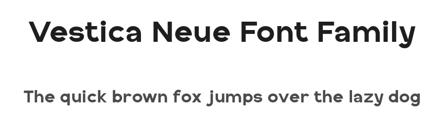 Vestica Neue Font Family by Slex Studio — Sans Serif Font