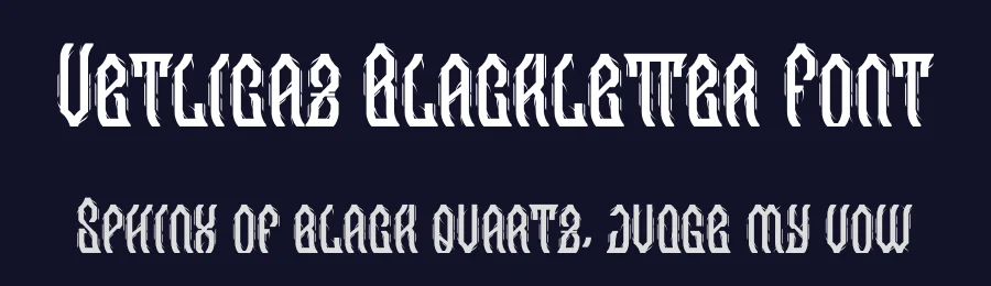 Vetlicaz Blackletter Font by Dhabee — Blackletter Font — thumbnail 2