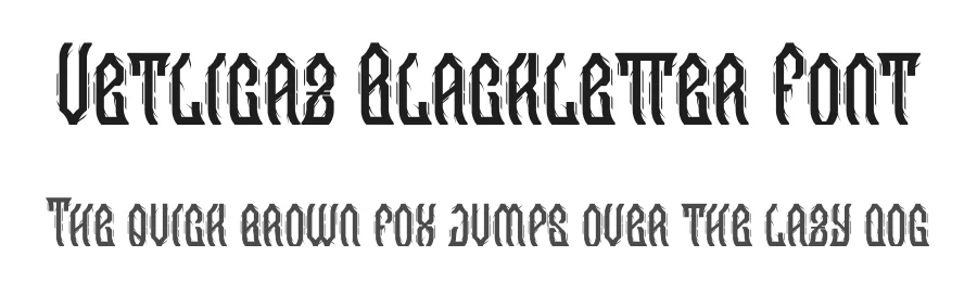 Vetlicaz Blackletter Font by Dhabee — Blackletter Font