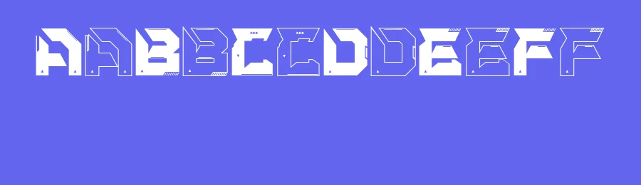 Vexon – Futuristic Display Font by FlawlessAndCo — Display Font — thumbnail 3