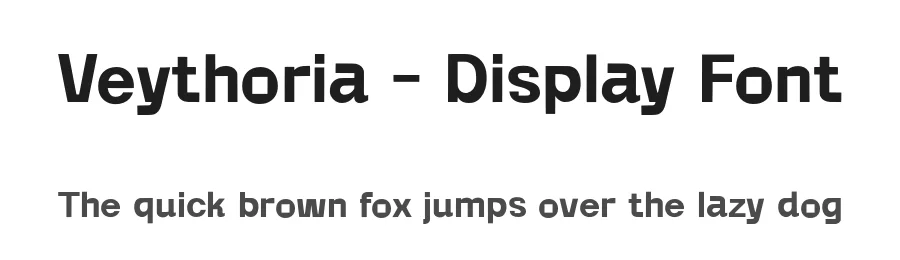 Veythoria β Display Font by Alpaprana β Display Font