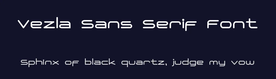 Vezla Sans Serif Font by Jorge Algarin — Sans Serif Font — thumbnail 2