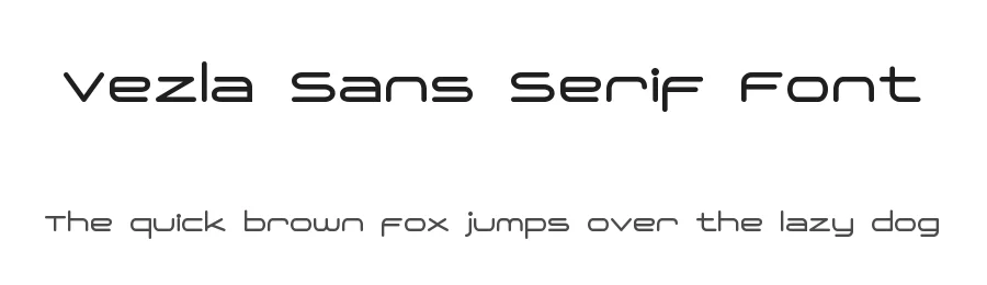 Vezla Sans Serif Font by Jorge Algarin — Sans Serif Font