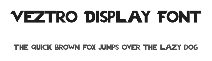 Veztro Display Font by jetsmax — Display Font