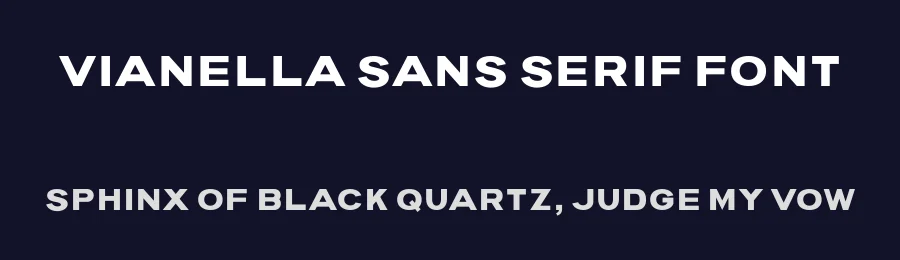 Vianella Sans Serif Font by unblast — Decorative Font — thumbnail 2