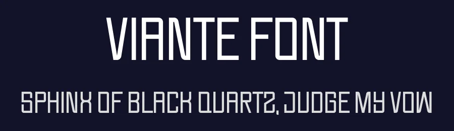 Viante Font by createby sunjun — Display Font — thumbnail 2