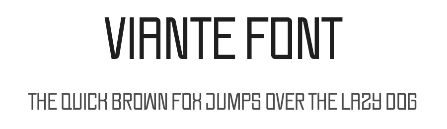 Viante Font by createby sunjun — Display Font