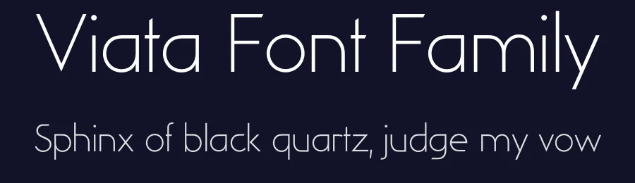 Viata Font Family by Wiescher Design — Sans Serif Font — thumbnail 2