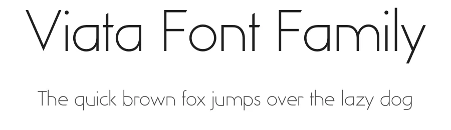 Viata Font Family by Wiescher Design β Sans Serif Font
