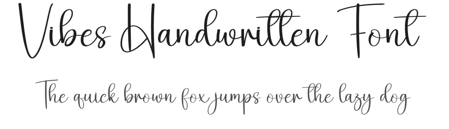Vibes Handwritten Font by andikastudio — Script Handwritten Font